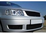 Griglia Radiatore Griglia Sportiva Nera Per Vw Polo 6N2 Dal 1999-2001