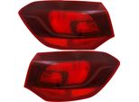 Fanali Posteriori Fumè Rosso Scuro Sinistri + Destri Per Opel Astra J Estate