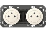 Presa Doppia Con Terra Dooxie, Legrand, Bianco