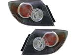 Fanali Posteriori Neri Sinistri + Destri Per Mazda 3 Bk 2006-2009