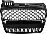 Griglia Radiatore Griglia Sportiva Griglia A Nido D'ape Nero Lucido Per Audi A4 B7 8E