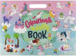 Libro Da Colorare E Attività Con Adesivi 25 Fogli - Rosa