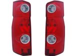 Fanali Posteriori Neri Rossi Sinistri + Destri Per Vw Crafter 2E Dal 2006-