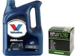 Olio Valvoline Durablend 10W40 4L + Filtr Hiflo HF303 Kawasaki Honda Yamaha