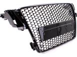 Griglia Radiatore Griglia Sportiva Griglia A Nido D'ape Supporto Pdc Nero Lucido Per Audi A5 8T