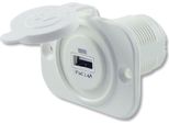 Presa Usb Singola Talamex Con Telaio Da Incasso 2,4A Bianco Bianco Taglia Unica