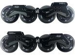 Krf Angel 4X80 Set Pattini In Linea Nero 246 Mm Nero 246 Mm