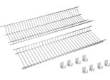 Sauvic Set Di Installazione In Acciaio Inox Per Lavastoviglie 55 Cm Argento Argento Taglia Unica