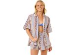 Rip Curl San Carlos Camicia A Maniche Corte Beige S Donna Beige S