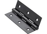 Cerniera In Acciaio Per Mobili, Hettich, L.60 X P.35 Mm, Nero