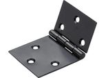 Cerniera In Acciaio Per Mobili, Hettich, 50 X 85 Mm, Nera