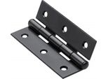 Cerniera In Acciaio Per Mobili, Hettich, L.70 X P.40 Mm, Nera