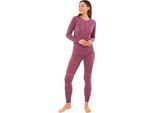 Set Intimo Funzionale Viking Lana Pro Merino Rosa 2XL Donna 2XL