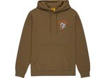 Element Timber Hobos Felpa Con Cappuccio Marrone M Uomo Marrone M
