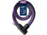 Lucchetto A Catena Abus Yarnit 4004K - Lucchetto In Tessuto Leggero Per La Sicurezza Di Biciclette Ed E-Scooter - Lucchetto Flessibile Per Biciclette Con Livello Di Sicurezza 7 - Lunghezza 110 Cm, Viola