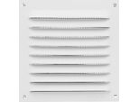 Amig - Griglia Di Ventilazione Quadrata In Alluminio Con Zanzariera | Griglia Di Ventilazione Per Uscite D'aria | Ideale Per Soffitti Di Cucine E Bagni | Dimensioni: 100 X 100 Mm | Colore: Bianco