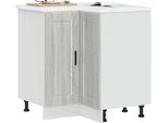 Syfax™ Base Ad Angolo Cucina Porto Grigio Sonoma In Legno Multistrato