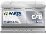 Varta N70 Blue Dynamic Efb 12V 70Ah 760A Batteria Auto Start-Stop 570 500 076 Incl. 7,50 € Di Cauzione