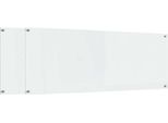 Vidaxl Alzatina Da Cucina 2 Pezzi Trasparente 110 X 40 Cm Vetro Temperato