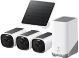 Eufy Eufycam E40 Kit 3 Telecamere (Homebase S380 E Pannello Solare)
