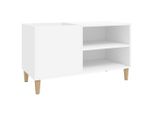 Syfax™ Mobile Porta Dischi Bianco 84,5X38X48 Cm In Legno Multistrato