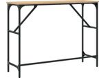 Syfax™ Tavolo Consolle Rovere Sonoma 100X32X75 Cm In Legno Multistrato