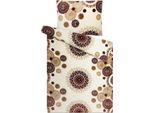 Lino Incluso Microflanella Mandala Vaniglia 140X200, 70X90 Cm