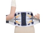 Cintura Di Sostegno Per La Schiena, Vestibilità Regolabile, Per Alleviare Il Dolore Alla Colonna Vertebrale Lombare, Grigio Chiaro-B, Xxl