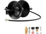 Avvolgitubo Ad Alta Pressione Succebuy Con Tubo Flessibile Da 15,2 M X 9,5 Mm, Staffa In Acciaio, Adatto Per Idropulitrici, Possibilità Di Montaggio Versatile A Parete, A Pavimento O Su Camion, Pressione Di 275 Bar, Manovella Manuale Per Lavori Di Pulizia Su Auto, Pavimenti E In Giardino