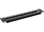 Inline® Pannello Vuoto 10", 12 Vie Keystone, 1U, Nero"