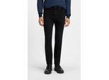 Boss Orange Pantaloni Delaware 5 Tasche Monocolore Nero Slim Fit