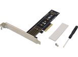 Inline® Scheda Di Interfaccia, Da Pcie X4 A M.2 Nvme Key M (22110), Profilo