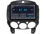 Radio Aftermarket Compatibile Con Mazda 2 2007-2013 Carplay Android Auto Navi Bluetooth Dab+ Telecamera Posteriore 9 Pollici 64 Gb