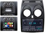 Radio Aftermarket Compatibile Con Nissan Qashqai 1 J10 2006-2013 Carplay Android Auto Navigatore Bluetooth Dab+ Telecamera Posteriore 9 Pollici 64 Gb
