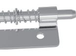 Vidaxl Bullone 2 Pezzi Argento 46 X 17 X 1,2 Mm Acciaio
