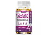 Collagen Complex 2000 Mg (120 Capsule) Integratore Alimentare, Pelle, Capelli, Unghie, Articolazioni, Salute Della Pelle, Cura Del Viso, Anti-Invecchiamento