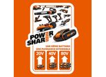 Worx Wg583E 40V Aspirapolvere Soffiatore Trituratore Senza Fili