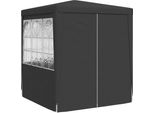 Vidaxl Tenda Professionale Per Feste Con Pareti Laterali 2×2 M Antracite 90 G/M²