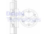 2X Disco Freno Delphi BG3422 Per Ford Maverick (Uds Uns) 39 2Mm 277Mm