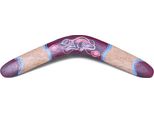 Boomerang A Forma Di Rana - Boomerang Giocoso In Legno Da 40 Cm Con Disegno Di Rana