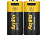 Aqiila 406095, Batteria Ricaricabile, CR123A, Ioni Di Litio (Li-Ion), 3 V, 2 Pezzi, 750 Mah