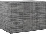 Syfax™ Contenitore Da Giardino In Rattan Pe 145X100X103 Cm Grigio