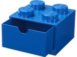 Lego 40201731 Lego Desk Drawer 4, 1 Cassetto, Blu