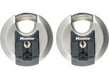 Lucchetto Master Lock A Doppio Disco In Acciaio Inossidabile (70 Mm) M40E