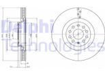 2X Disco Freno Delphi BG9109C Per Vw Golf Vii Hatchback (5G1 BQ1 BE1 BE2)