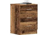 Vidaxl Comodini 2 Pz. Aspetto Legno Recuperato 38X35X55 Cm Materiale A Base Di Legno