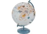 Globus Metall - Blau - D.20 Cm - Atmosphera Interior Designer