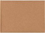 Hama Album Libro Stropicciato 24X17 Cm 36 Pagine Bianche Marrone