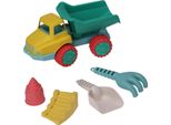 Set Da Spiaggia Camioncino Ribaltabile Pastello 6 Pezzi Giocattolo Per Bambini