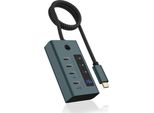 Icy Box IB-HUB1454-C31 Hub A 4 Porte Icybox Hub Usb 3.2 Gen 2 Type-C Al Dettaglio